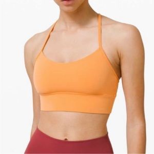 Lululemon Flow Y Long Line Monarch Orange 8